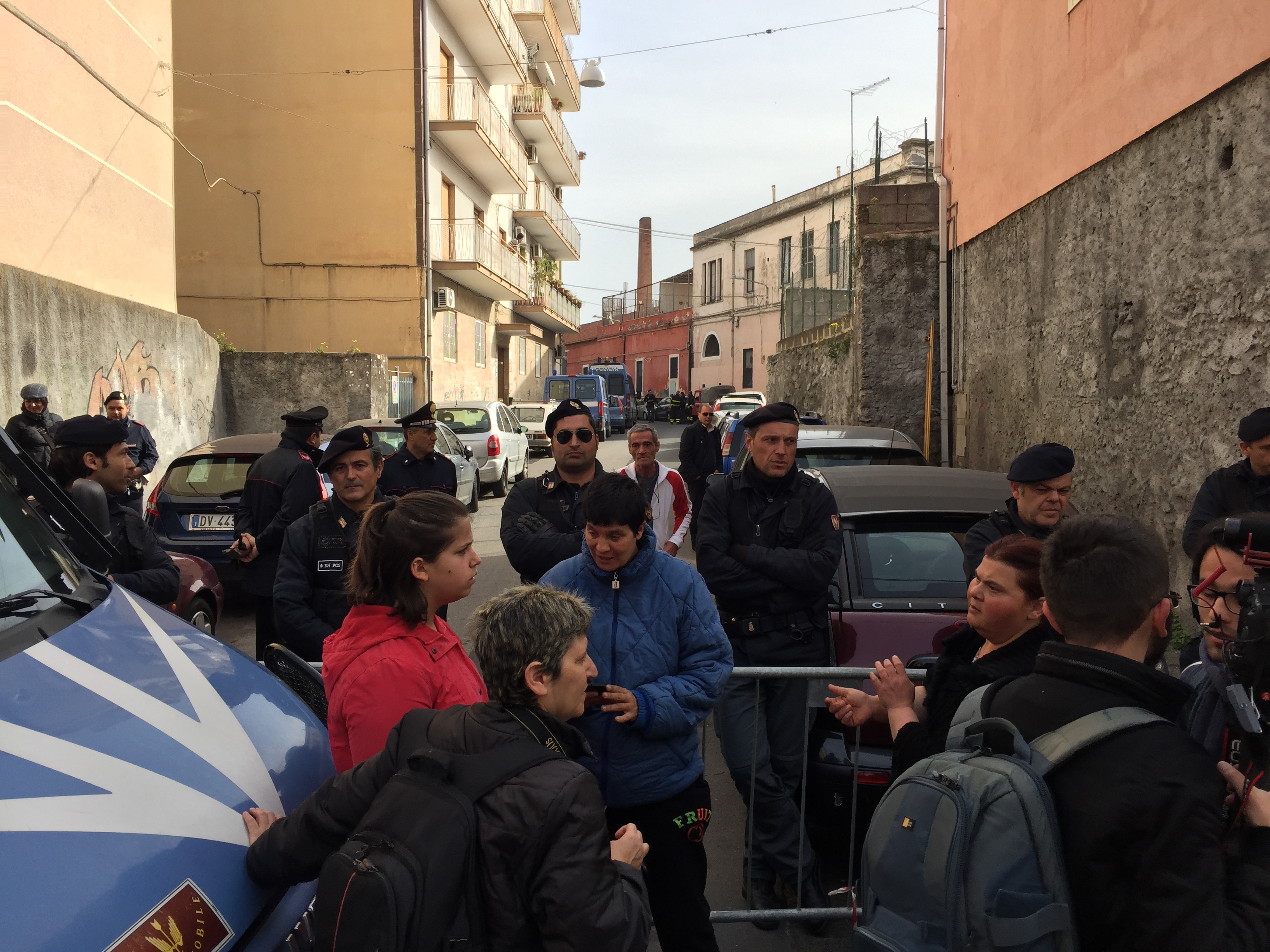 Catania, sgomberato un palazzo: evacuati 17 nuclei familiari$